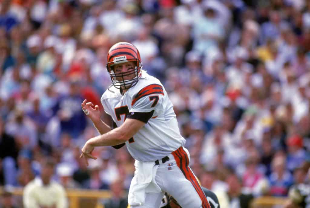 1990 Cincinnati Bengals Pro Bowl Quarterback Boomer Esiason Press Photo