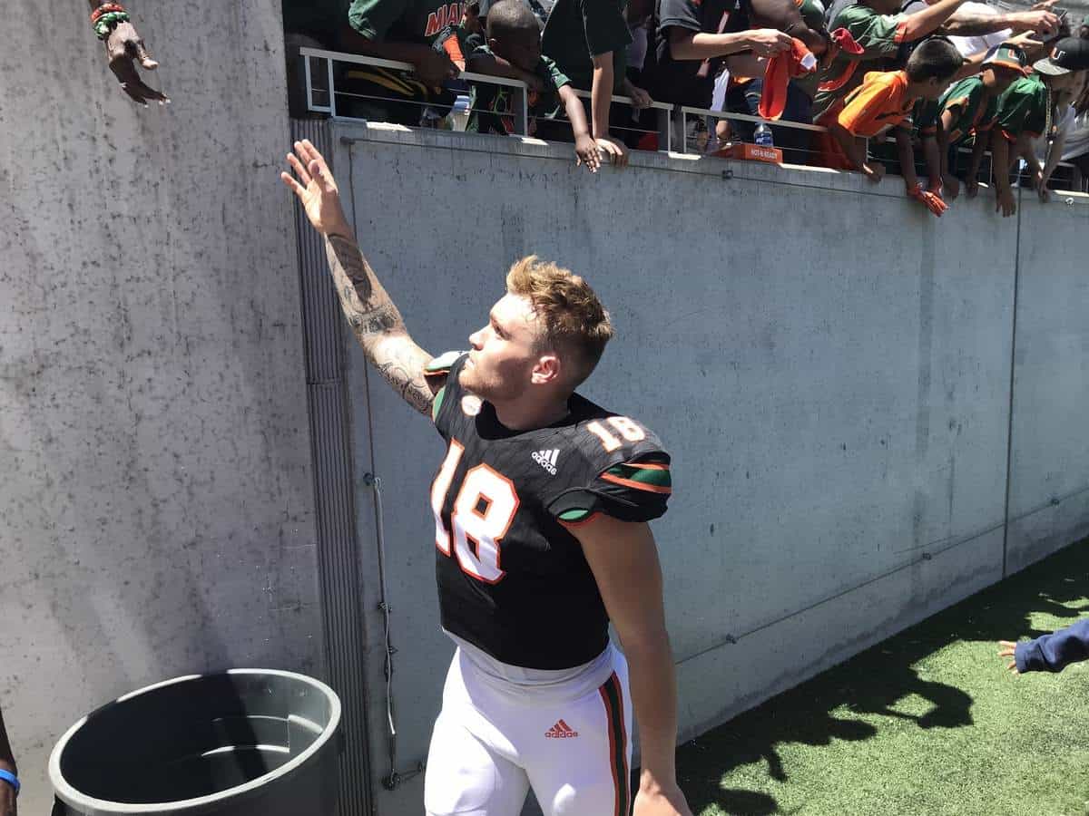 Tate Martell Willing to Play Anywhere to Get on Field in 2018