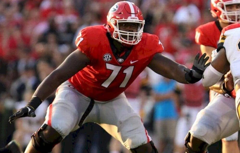 NFL Draft: UGA's Andrew Thomas selected by NY Giants with fourth pick