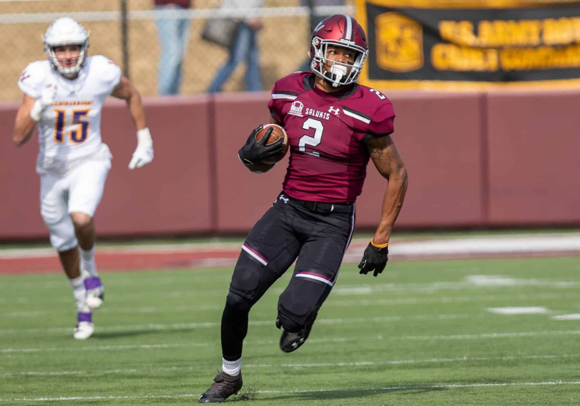 NFL Draft Profiling Jeremy Chinn, DB Southern Illinois