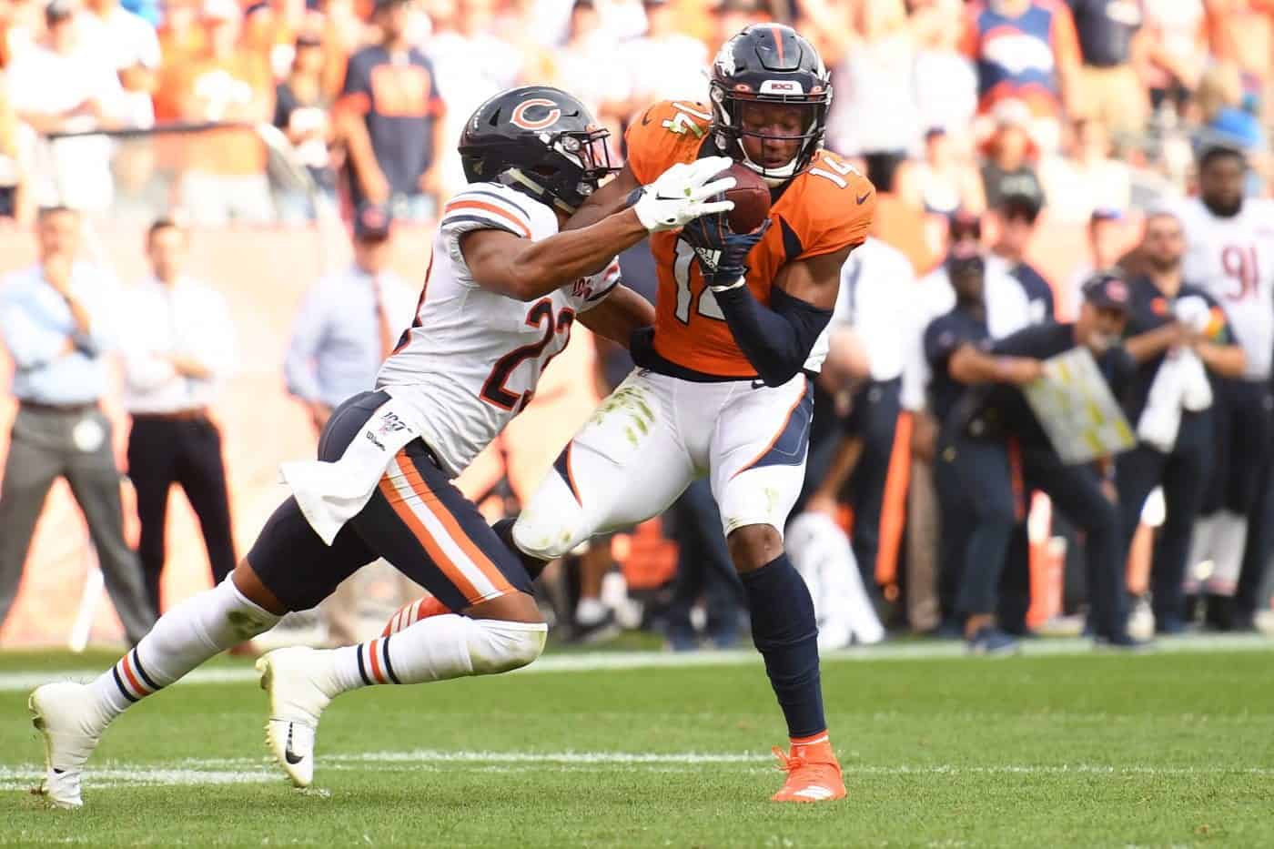 Emmanuel Sanders puts Courtland Sutton on Rookie of the Year season