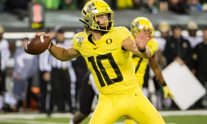 2020 nfl mock draft, Justin Herbert a target for the Los Angeles Chargers