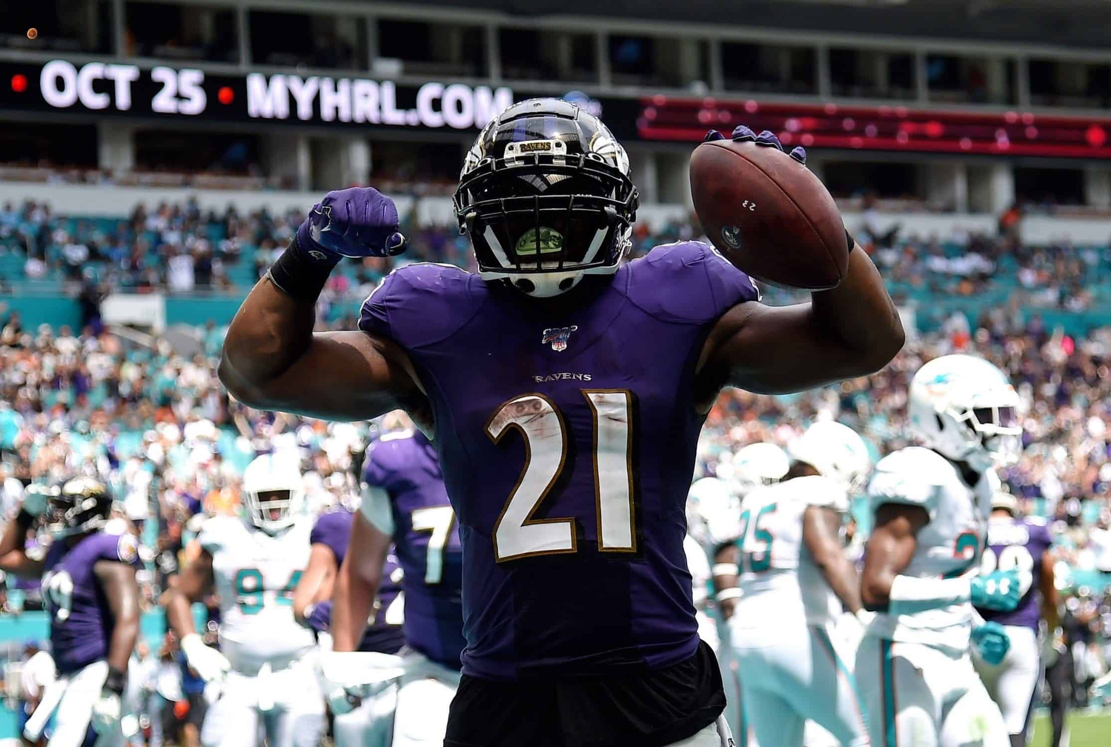 Baltimore Ravens - Seeing Mark Ingram in his Ravens uniform for