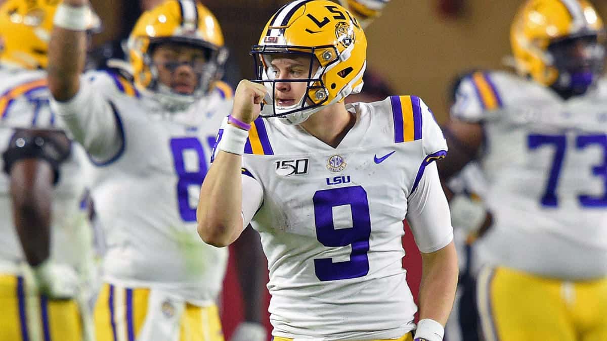 SEC Network - Broadway Joe Burrow and the LSU Tigers.