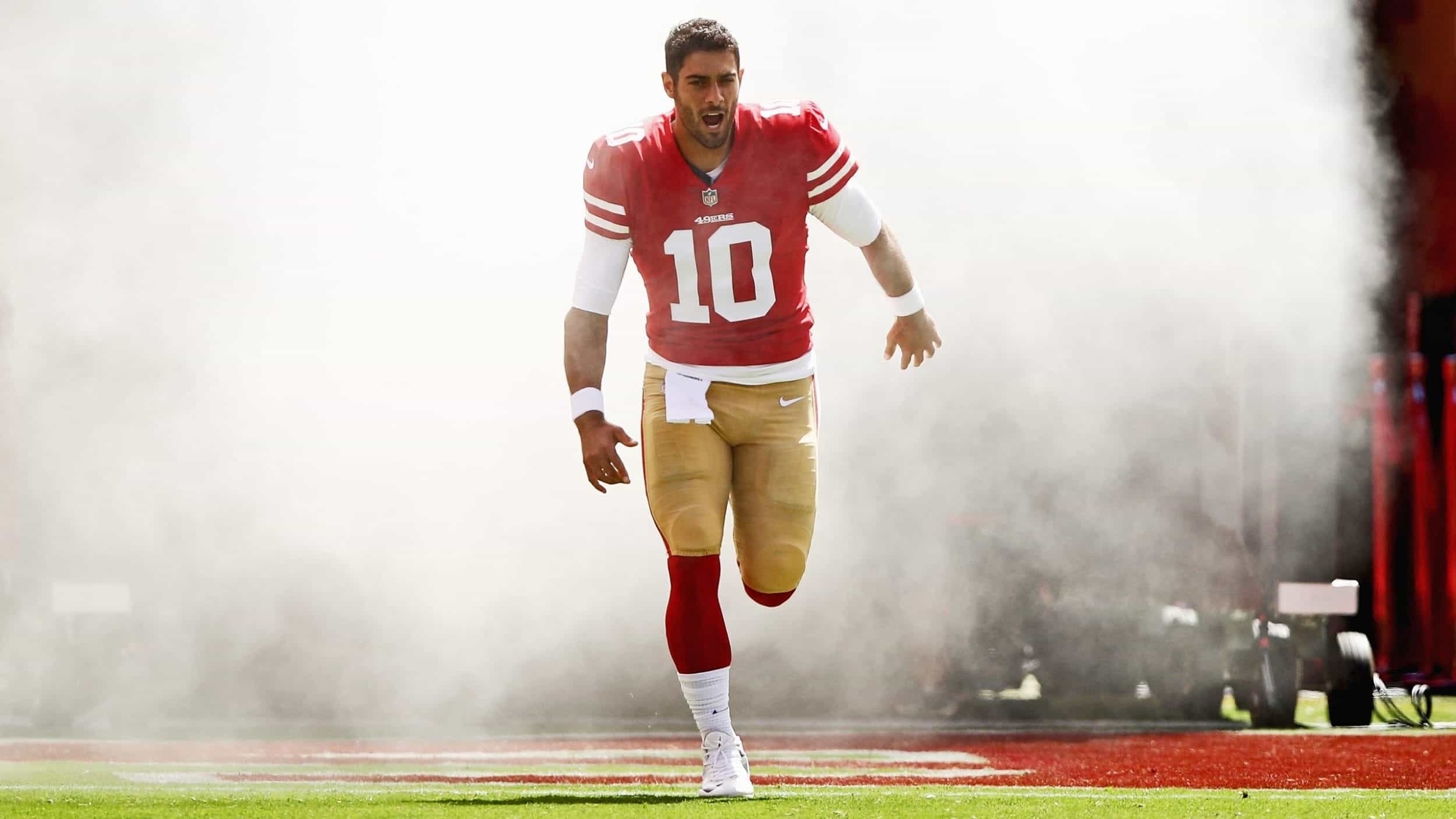 49ers RB backs Jimmy Garoppolo amid Tom Brady rumors