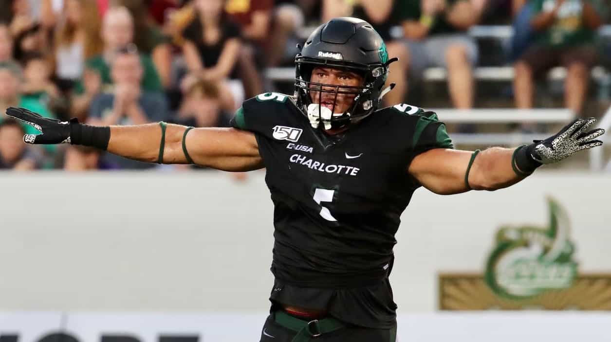 Alex Highsmith was a walk-on at Charlotte. Now he's headed to