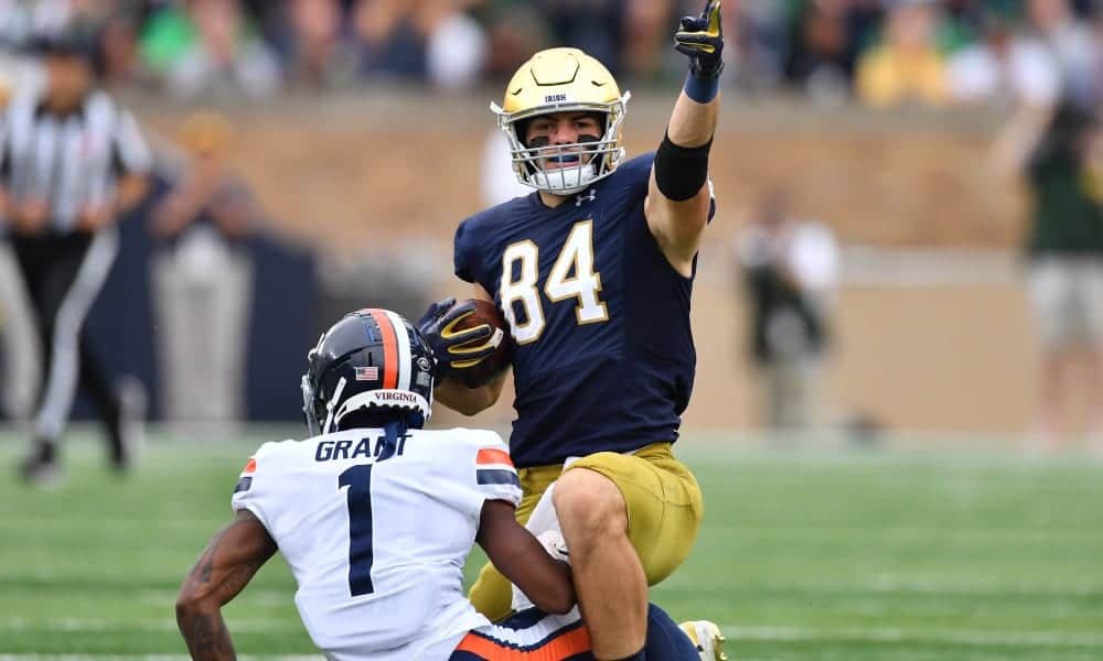 Notre Dame TE Cole Kmet Drafted #43 Overall By Chicago Bears //