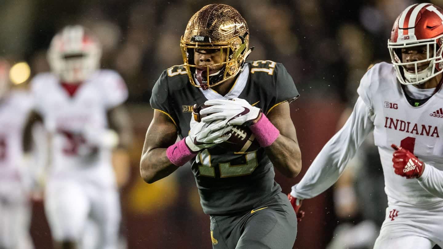 2021 NFL Draft: Wide Receiver Rashod Bateman, Minnesota, Round 1