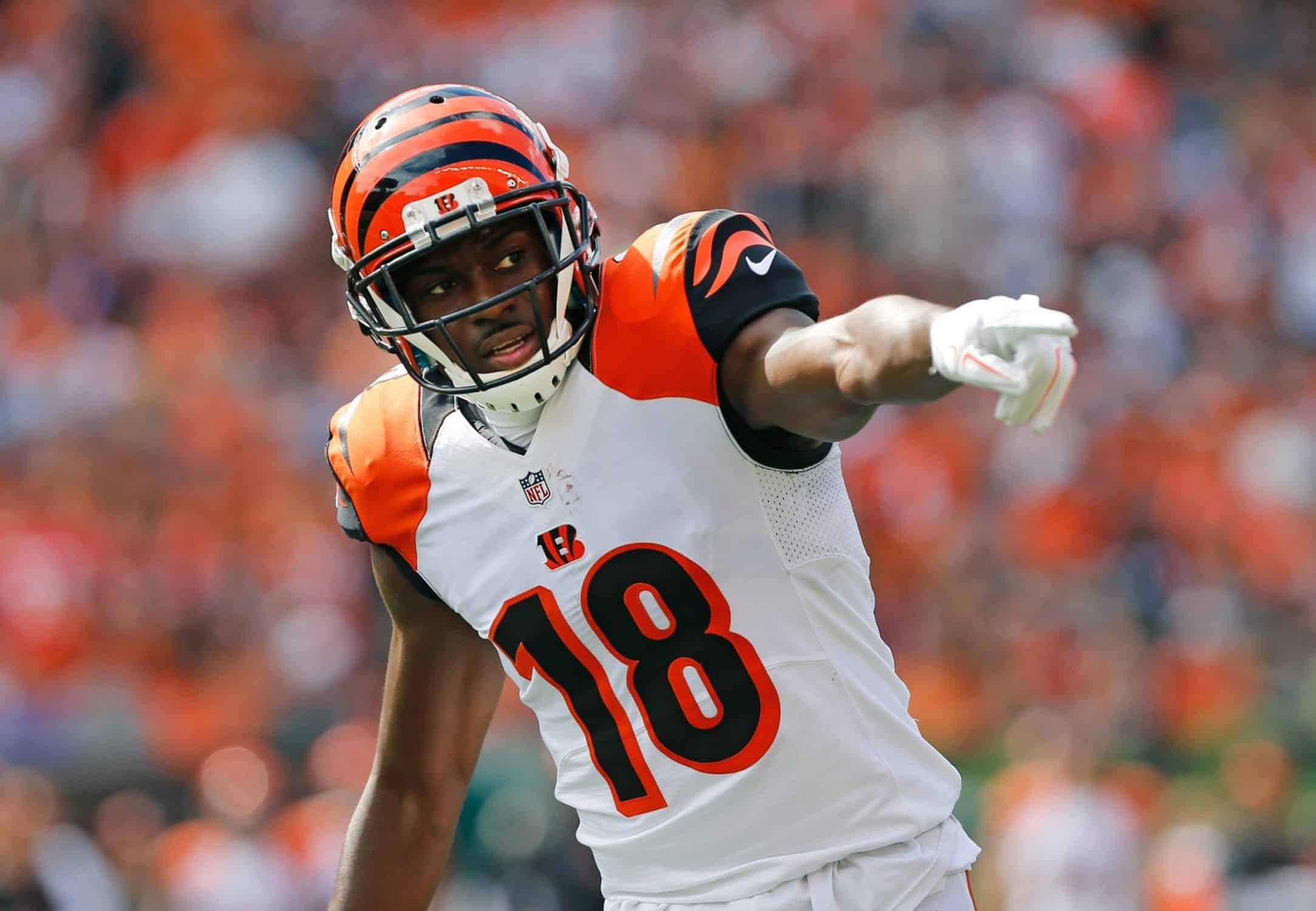 Cincinnati Bengals, A.J. Green not rushing receiver's return