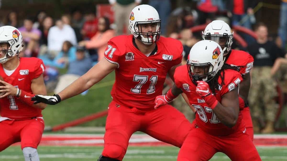 Scouting Insiders on X: Our 6th Ranked FCS Player: Drew Himmelman,  Offensive Tackle from Illinois State #illinoisstate  #illinoisstateuniversity #illinoisstatefootball #redbirds #NCAA  #ncaafootball #sports #collegefootball #NFL #NFLDraft #Nike #ESPN