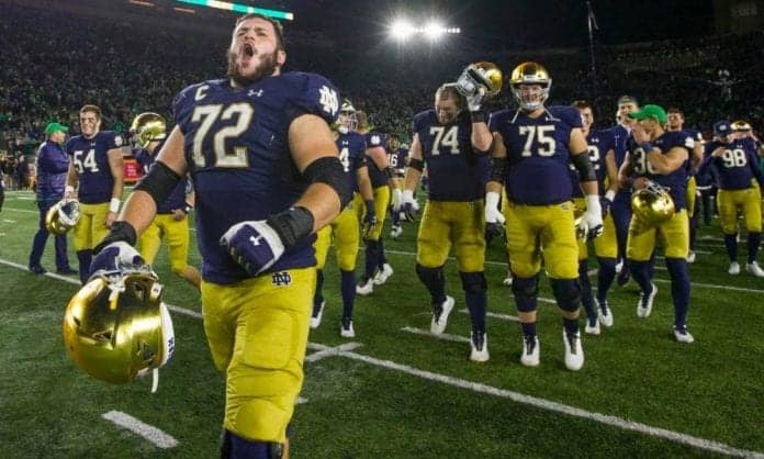 Notre Dame Offensive Tackles Eichenberg And Hainsey Are Nfl Ready