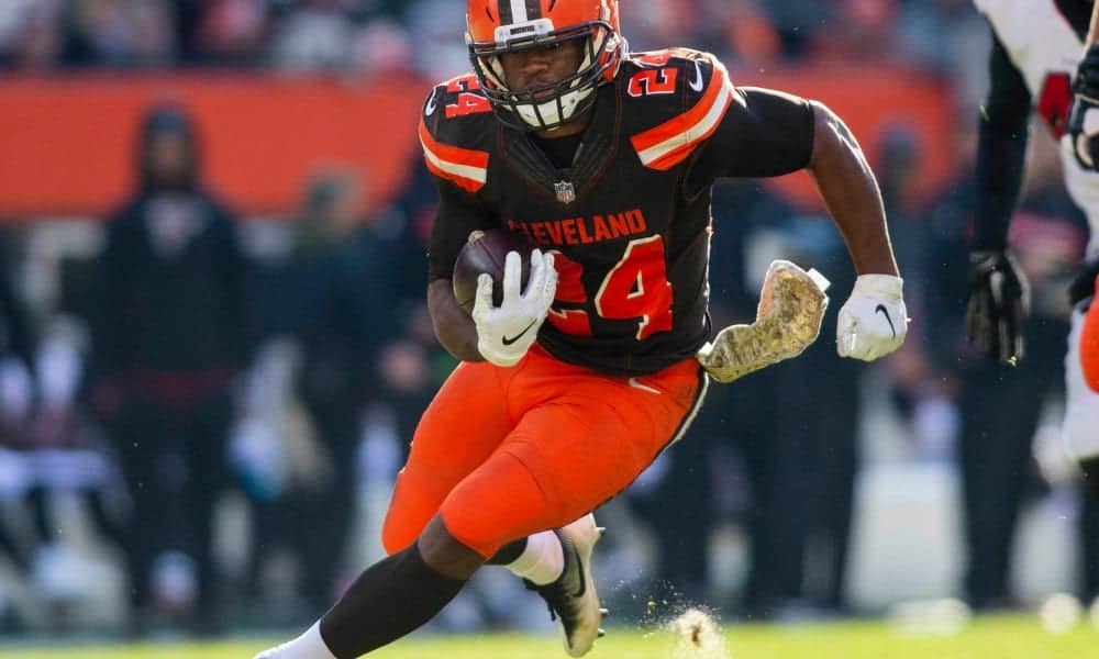 Who is in their last year with the Cleveland Browns?, Nick Chubb, DPJ, or  Wyatt Teller