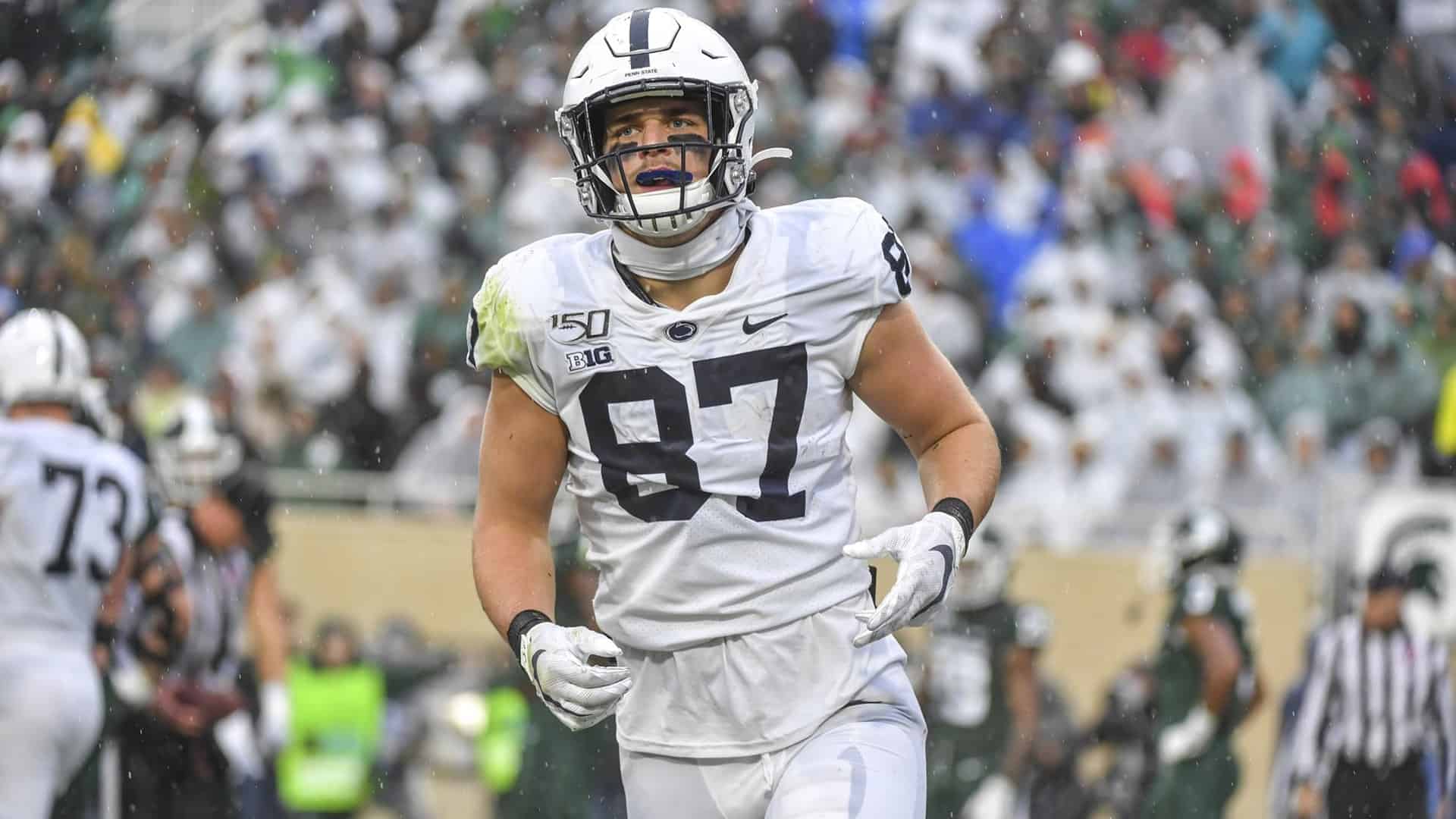 Penn State tight end Pat Freiermuth says he never opted out, will play for  the Lions in 2020 