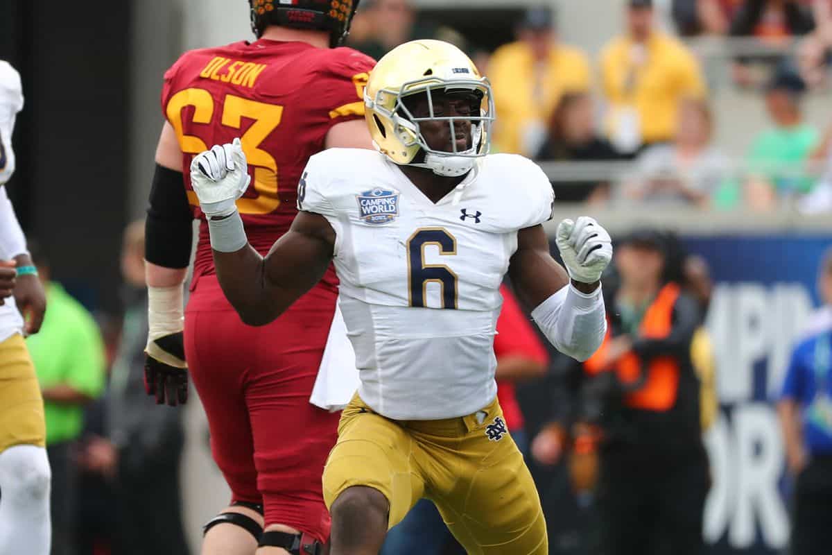 Notre Dame Draft Profile: Jeremiah Owusu-Koramoah, Linebacker