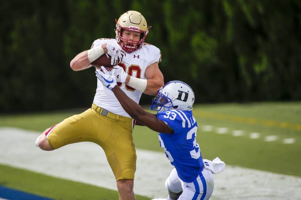 Boston College TE Hunter Long is a top 5 2021 tight end