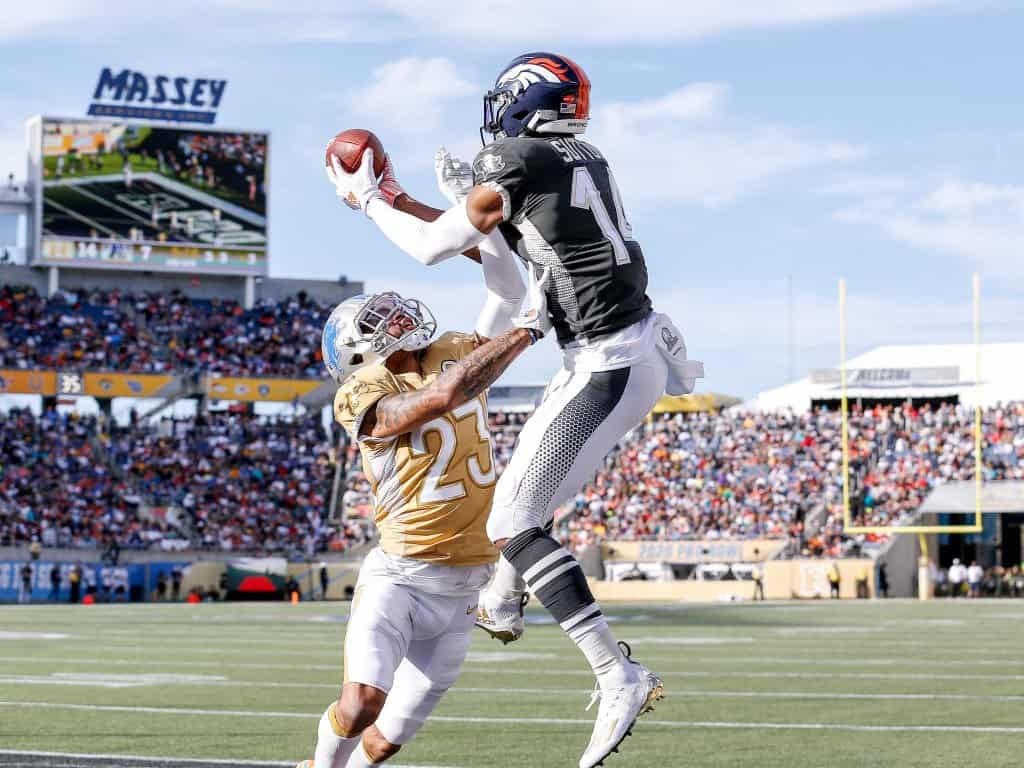 Courtland Sutton injures right shoulder during practice - The San