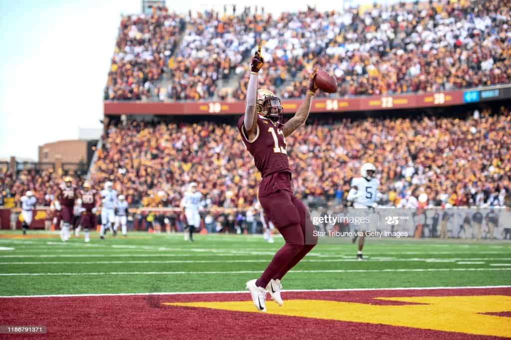 2021 NFL Draft: Minnesota WR Rashod Bateman opts out of 2020 season