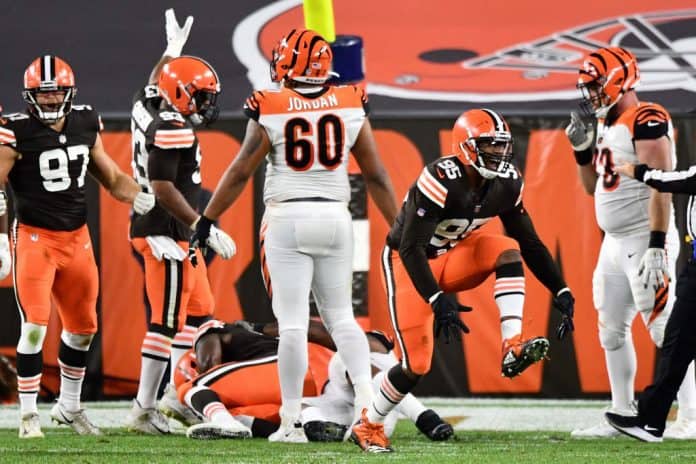 Offensive line overwhelmed as Bengals fall to Browns in Week 2
