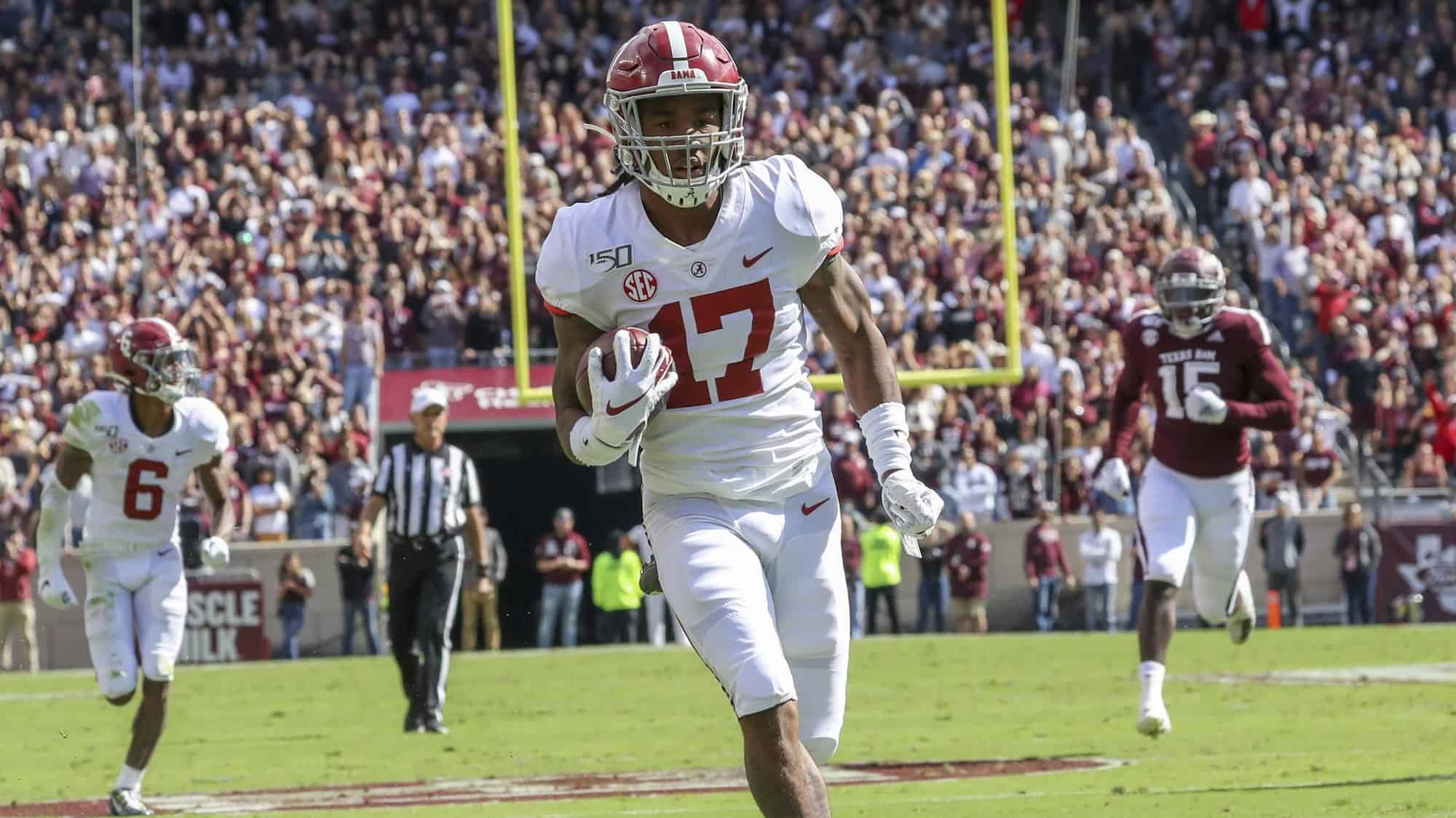 DeVonta Smith's record day proves NFL potential as high as Jeudy, Ruggs