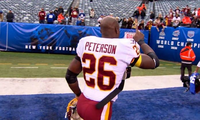 What is Adrian Peterson's fantasy value after signing with the Lions?