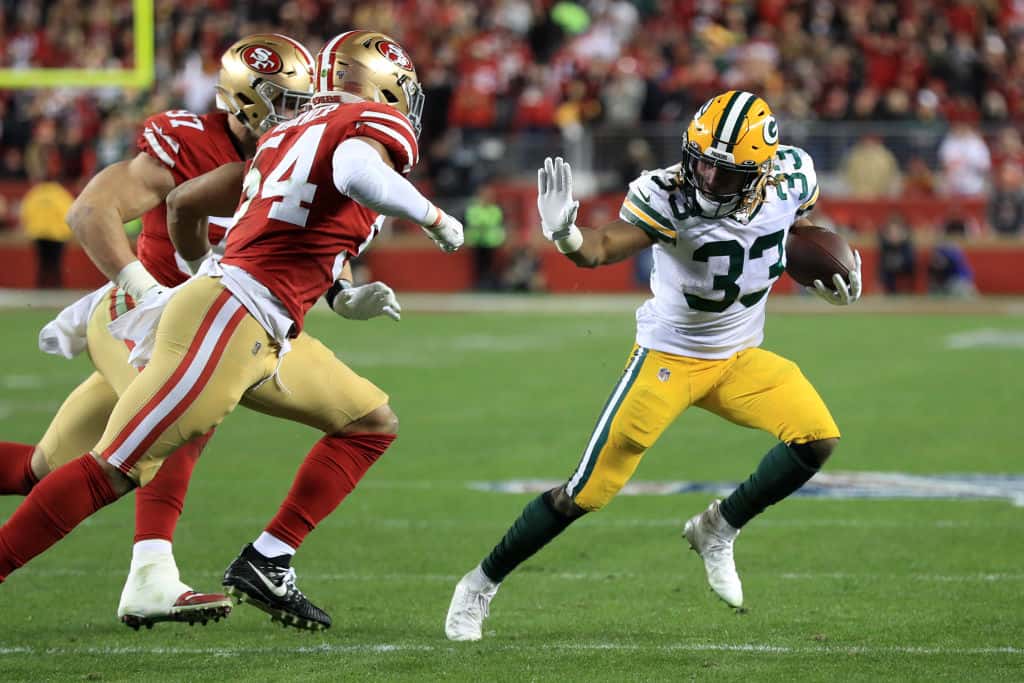 Aaron Jones, Joe Mixon lead Week 2 fantasy football running back