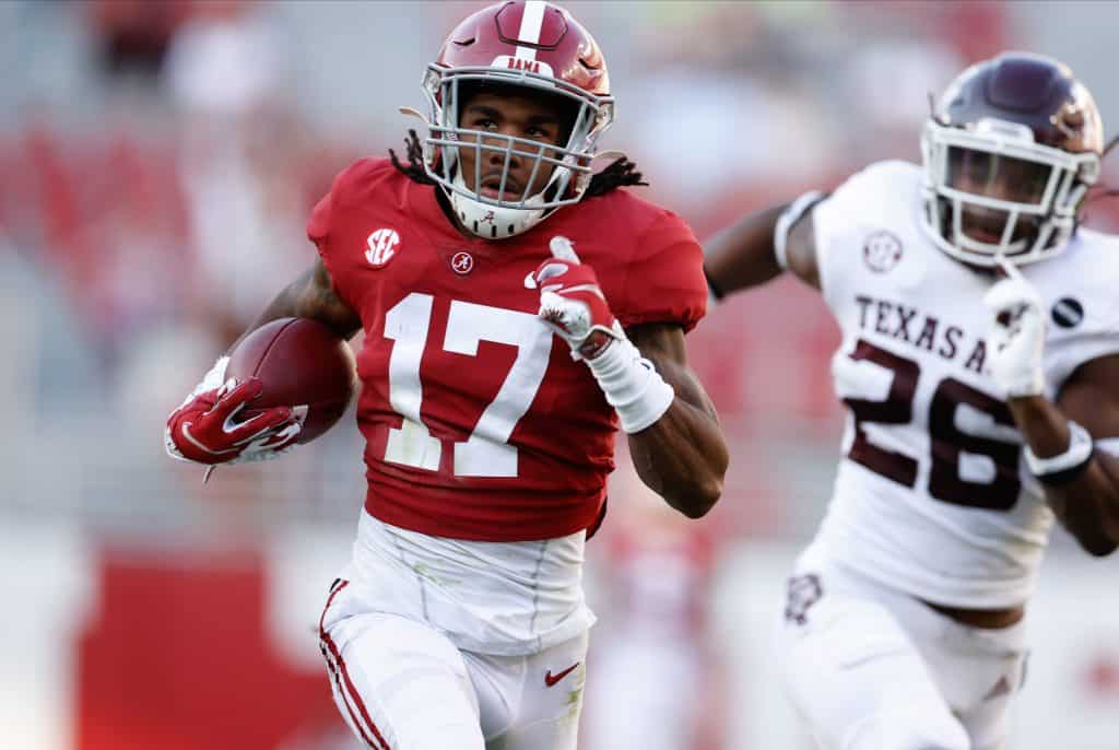 Speedy Alabama WR Jaylen Waddle wants to be even faster in sophomore season