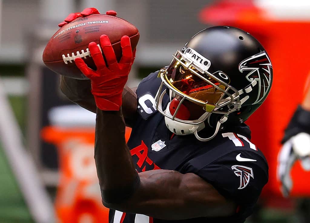 Falcons-Buccaneers injury report: Julio Jones misses practice to