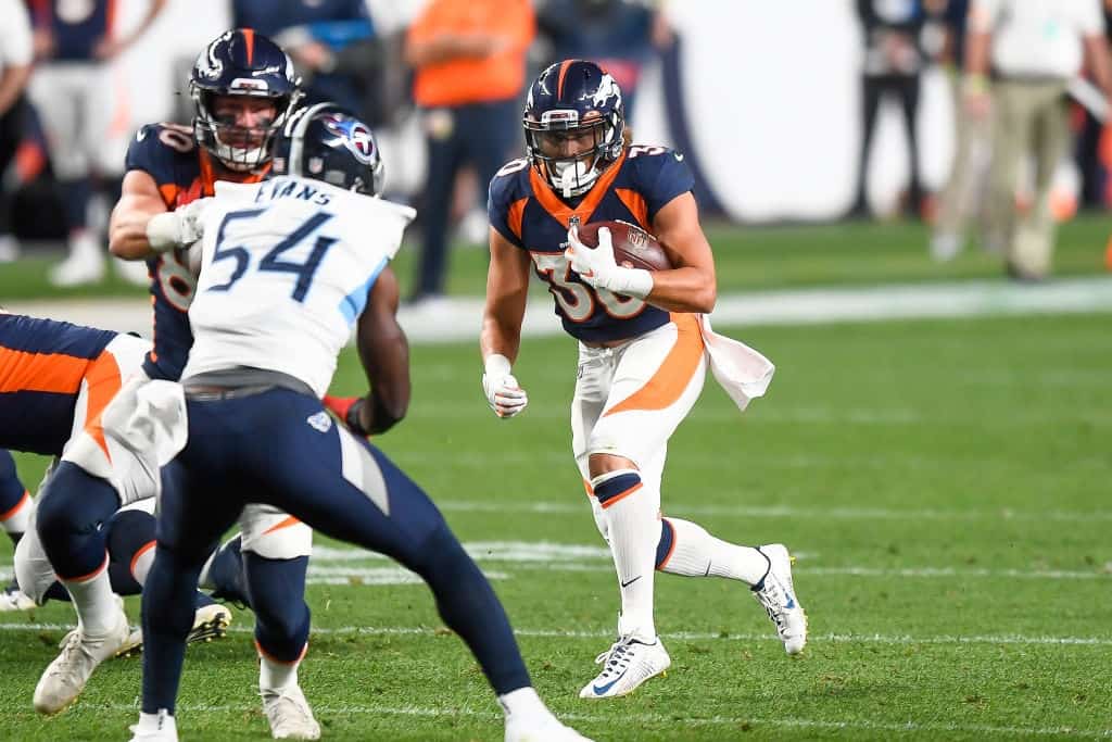 NFL: Broncos' Phillip Lindsay is done for year - Los Angeles Times