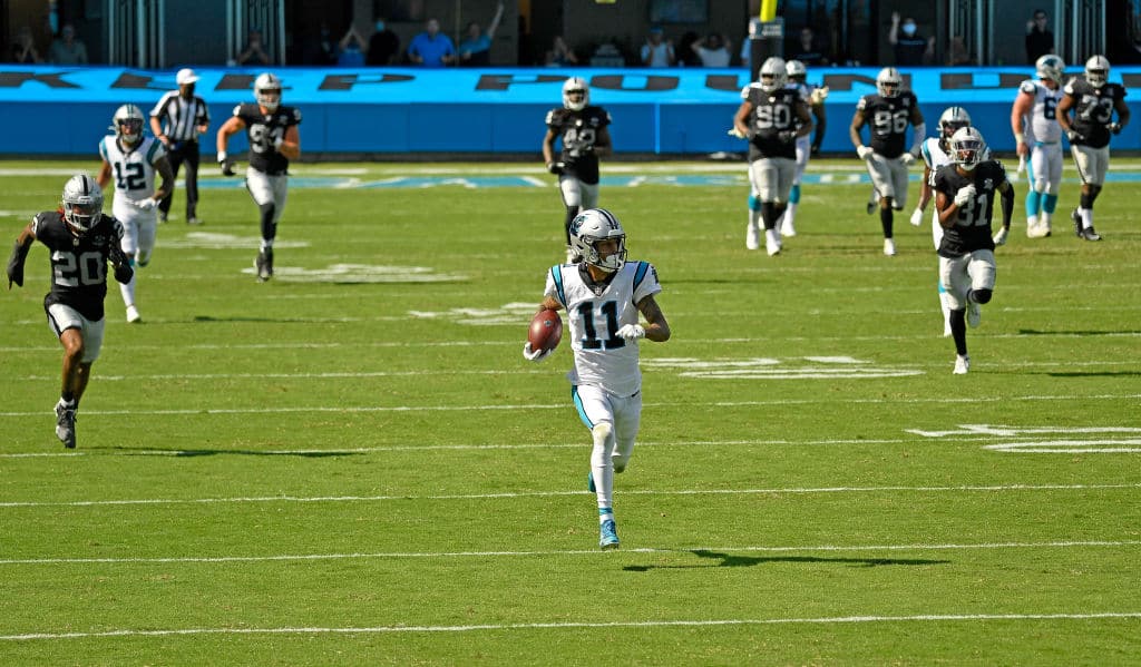 Robbie Anderson of the Arizona Cardinals runs the ball against the News  Photo - Getty Images