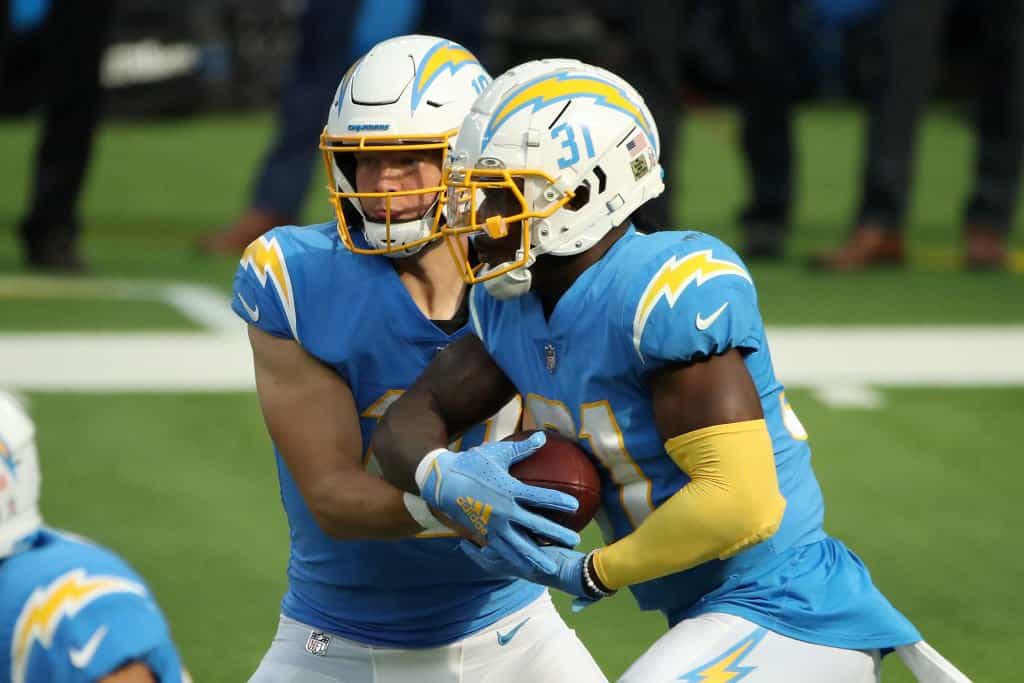 Justin Herbert, Keenan Allen show their continuing chemistry on