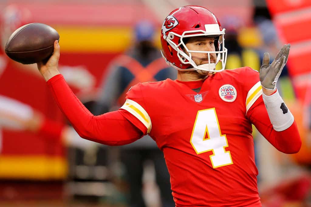 Chad Henne runs it in for the - The Kansas City Chiefs