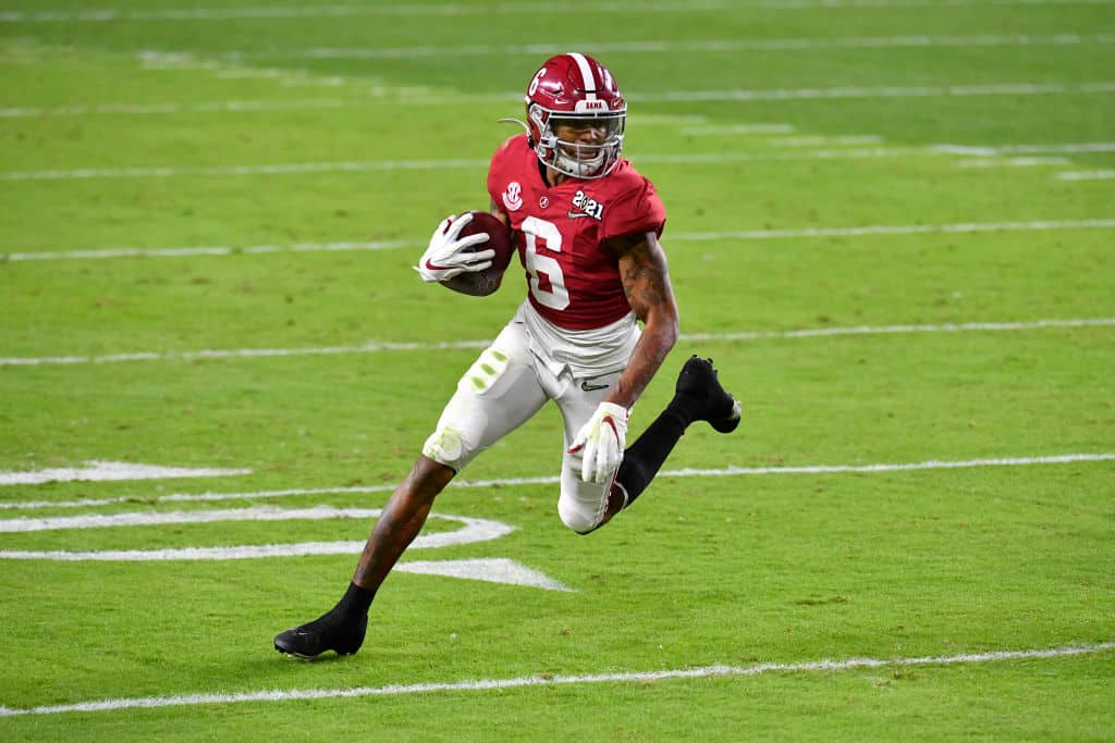 DeVonta Smith using Senior Bowl to get in front of Dolphins brass