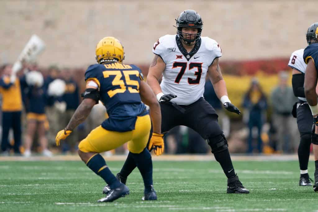 Former OSU offensive lineman Teven Jenkins gets drafted by the