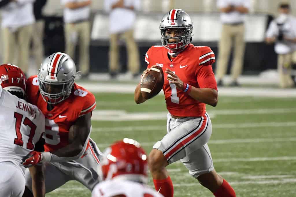 Is Justin Fields slipping down draft boards ahead of his pro day?
