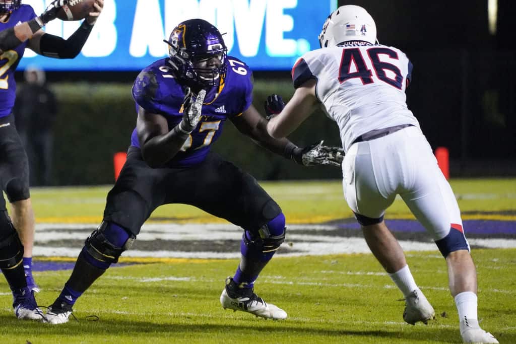 East Carolina Offensive Tackle, D'Ante Smith NFL Draft Player Profile