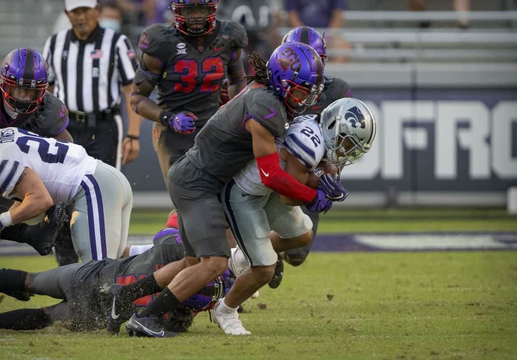 Raiders draft TCU safety Trevon Moehrig after trade with 49ers