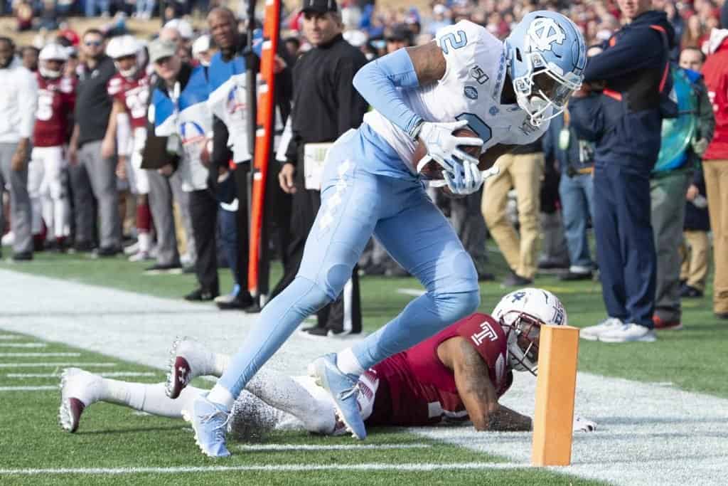 Dyami Brown Draft Projection: 5 fantasy landing spots for the UNC WR