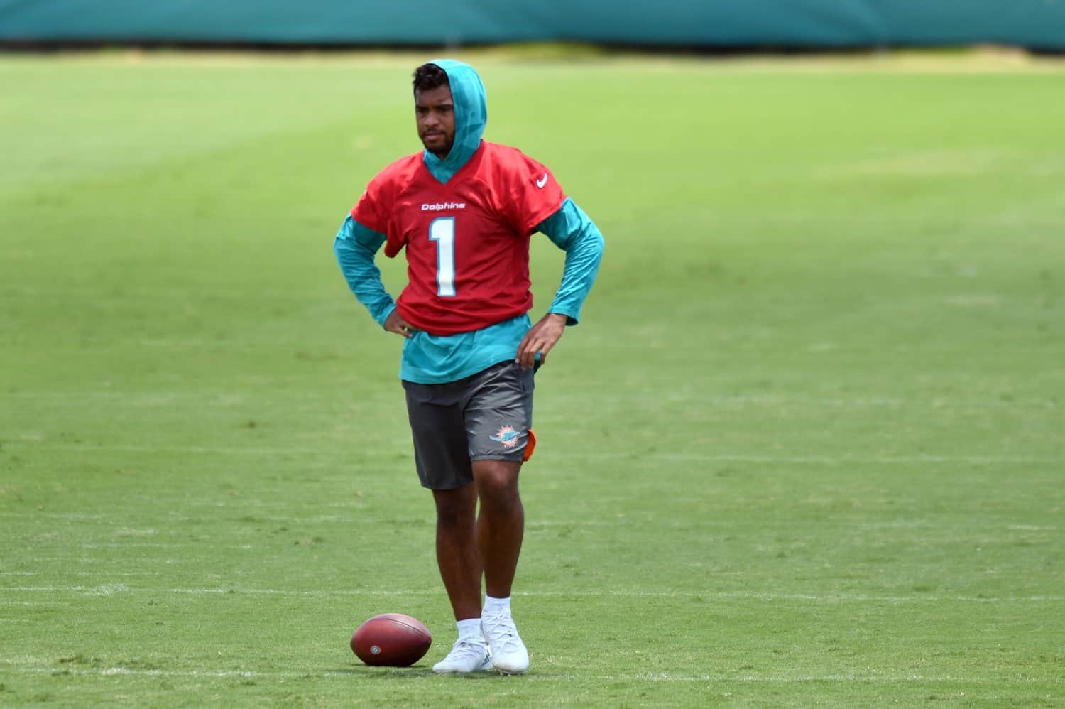 Dolphins QB Tua Tagovailoa says there's no playbook for being a dad