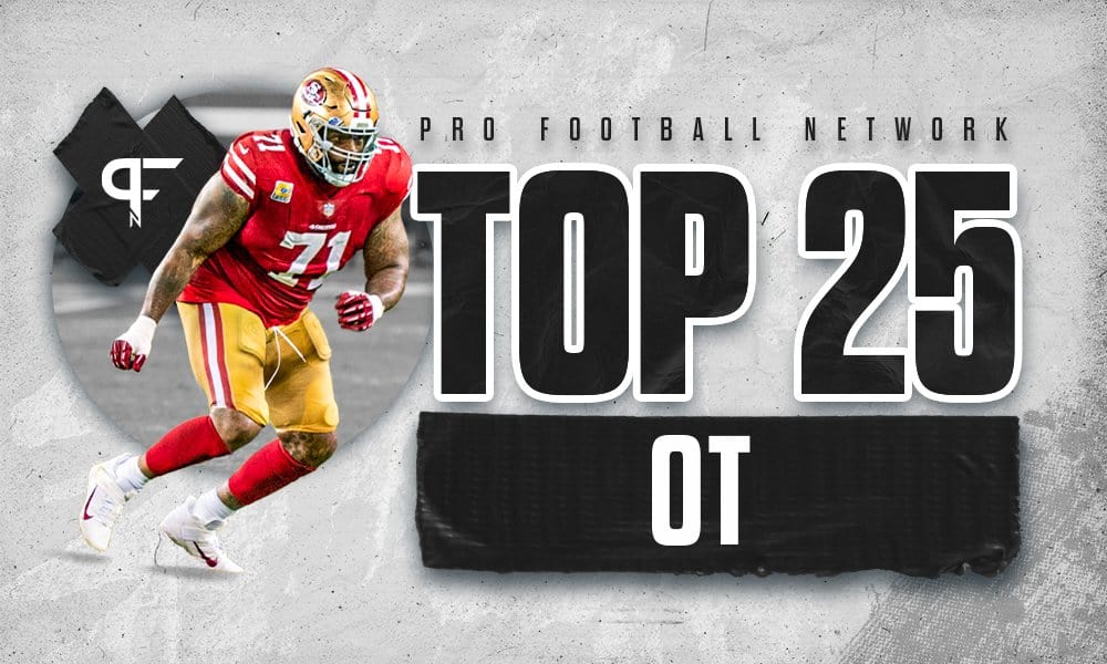 Top 25 offensive tackles in the 2021 NFL season