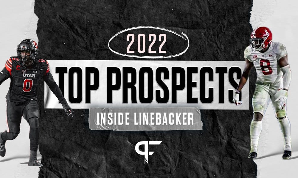 Top inside linebackers in the 2022 NFL Draft include Edefuan Ulofoshio, Ventrell Miller