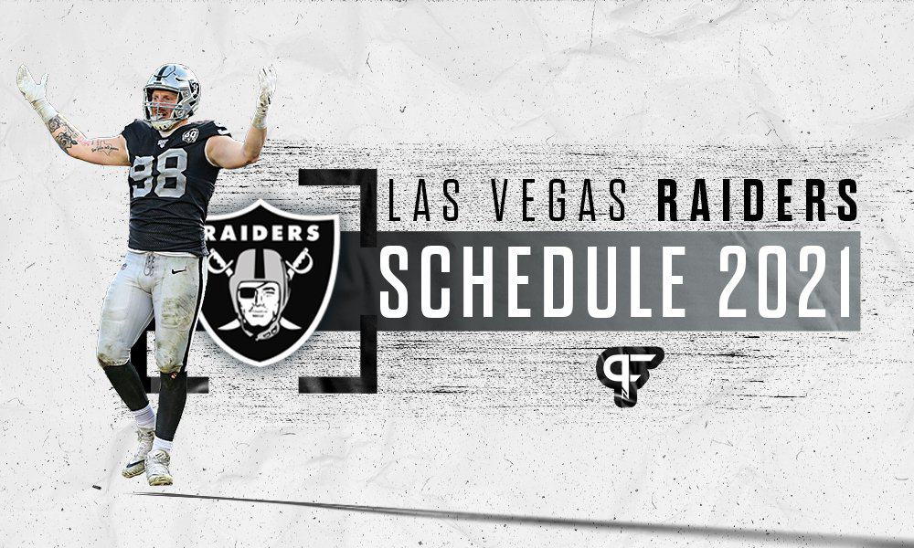 Las Vegas Raiders Schedule 2021: Dates, times, win/loss prediction for  17-game schedule