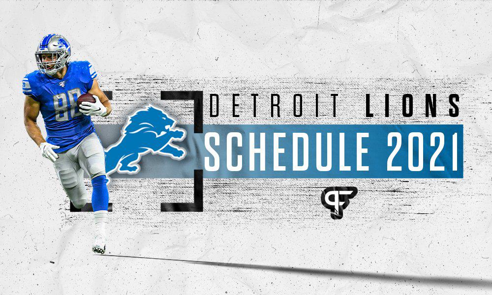 detroit lions schedule