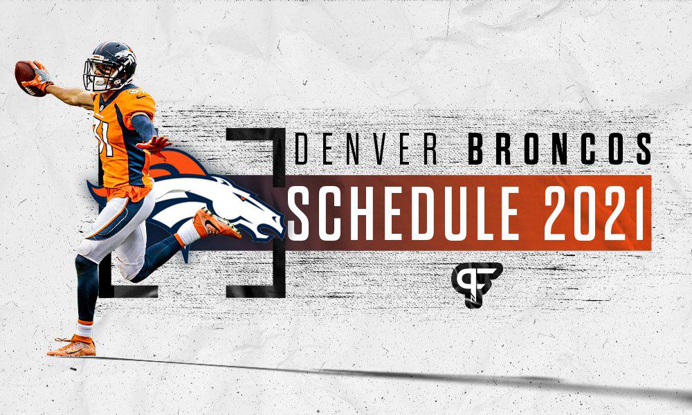 what time is the denver broncos game tomorrow