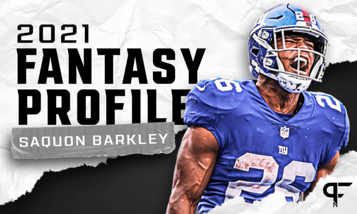 Fantasy football daily notes: Saquon Barkley's 'huge' workload