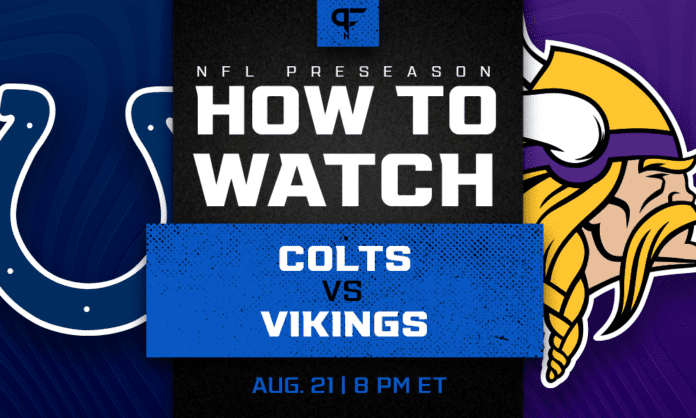 Colts vs. Vikings: How to watch, start time, odds, live streams