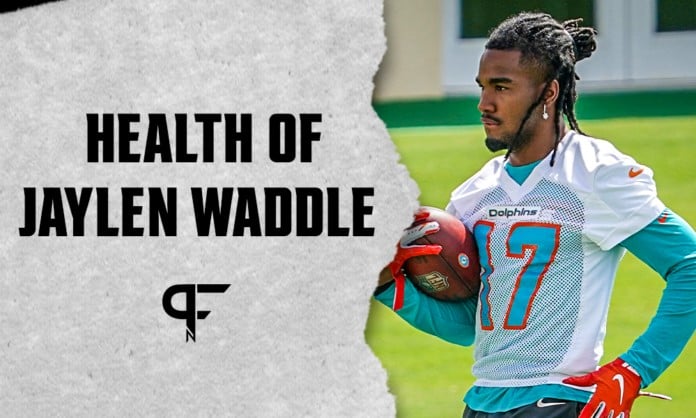 Exclusive details on Dolphins WR Jaylen Waddle's return from ankle surgery