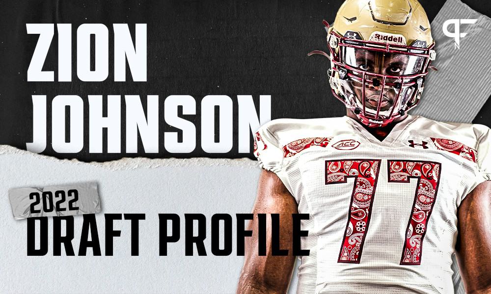 Zion Johnson, Boston College OG | NFL Draft Scouting Report