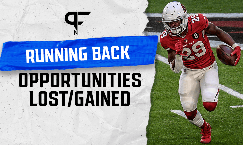 Running back touches lost/gained heading into 2021 fantasy football season