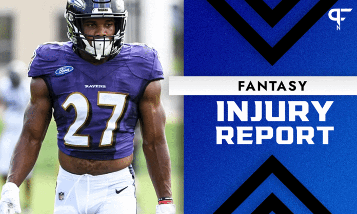 Fantasy Football Injury Report: J.K. Dobbins, T.Y. Hilton, Michael Thomas  injury updates