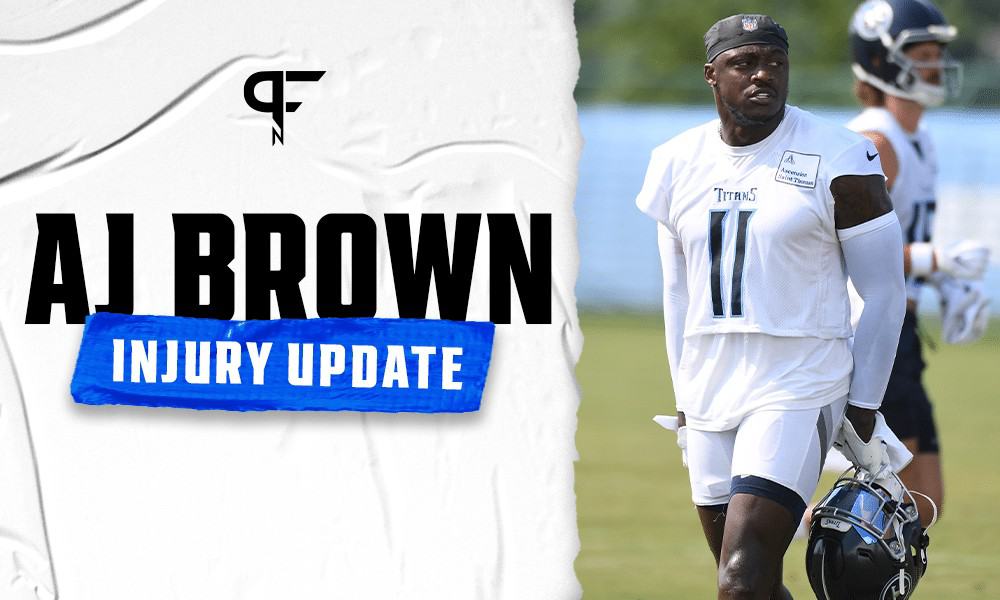 Is A.J. Brown playing tonight vs. the 49ers? Latest injury update on Titans  WR